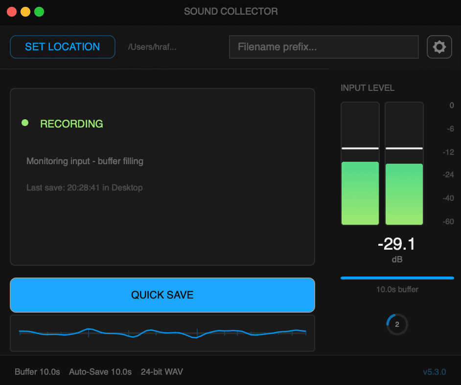 SoundCollector plugin interface